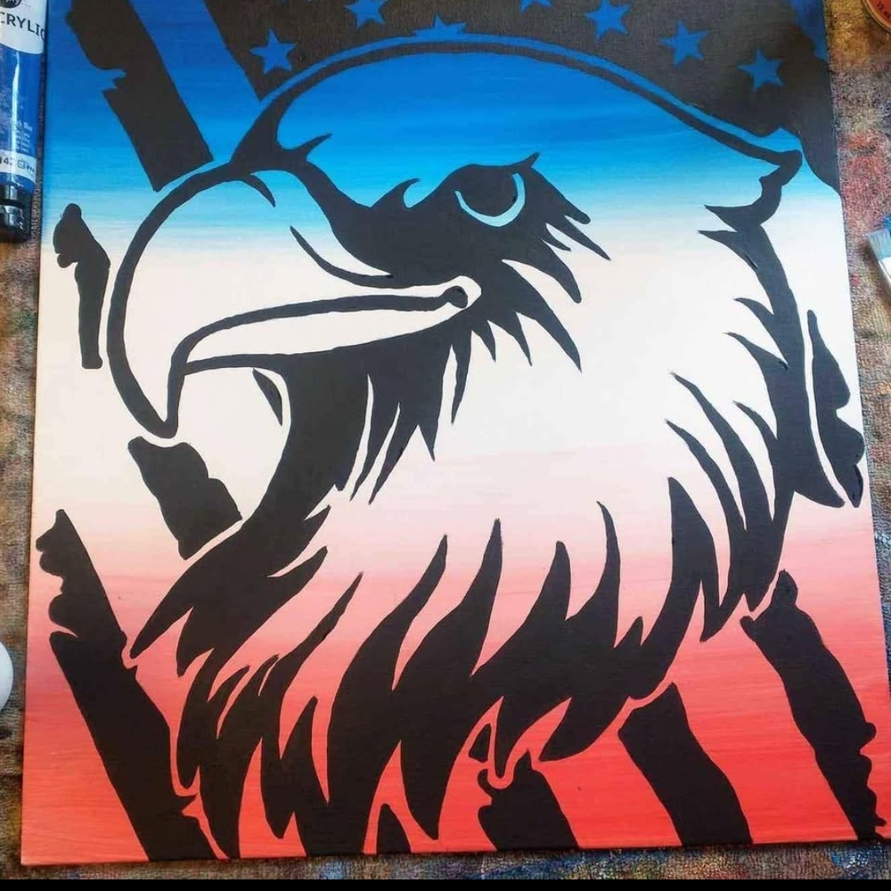 Patriotic Eagle Wall Art